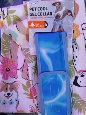 The Spring Shop Blue Pet Cool Gel Collar - Small